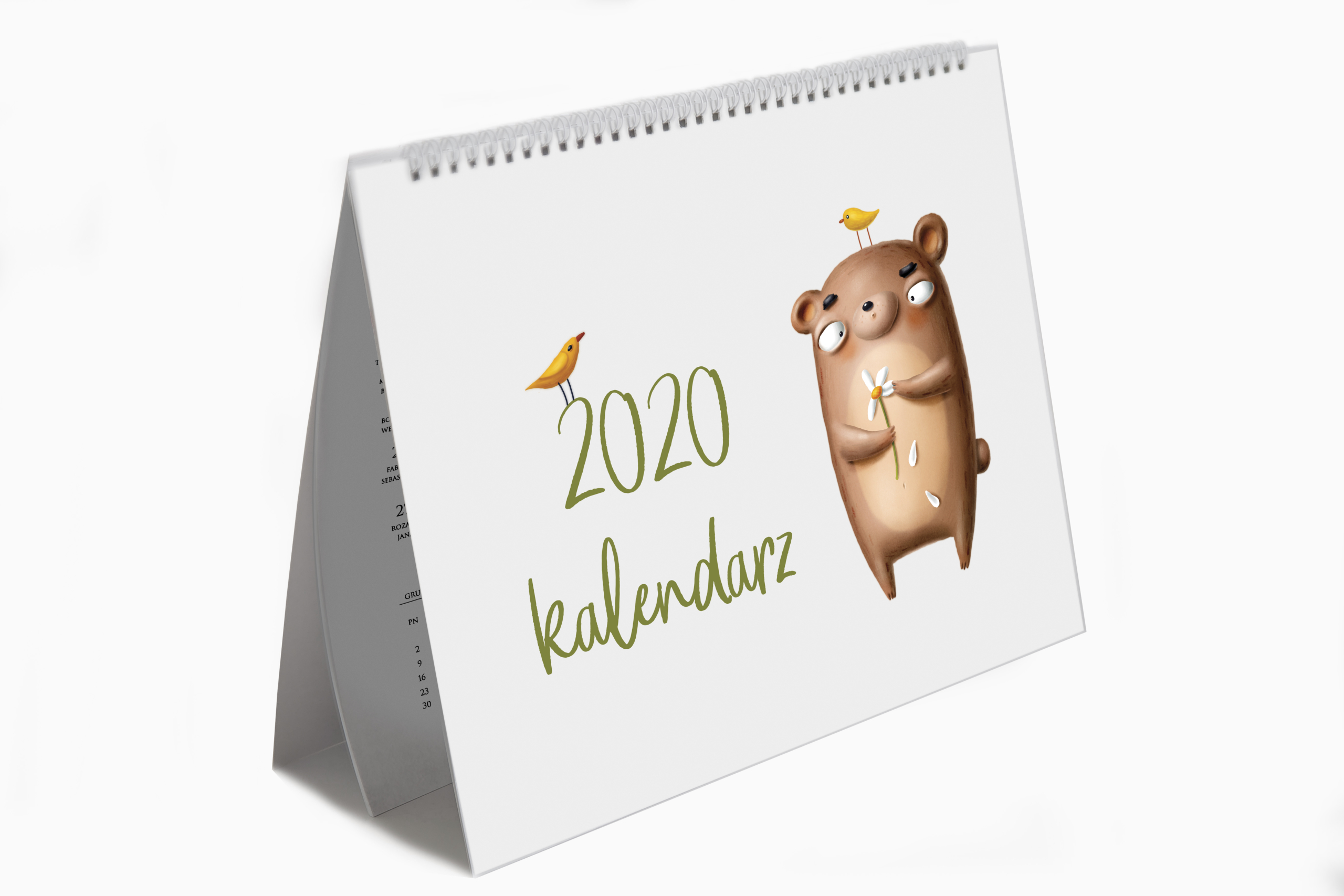 Kalendarze na rok 2020 z ramką na zdjęcia 20×30